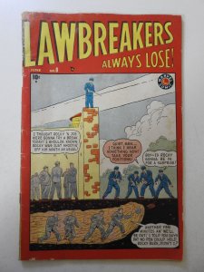 Lawbreakers Always Lose #8 (1949) FR/GD Condition see description