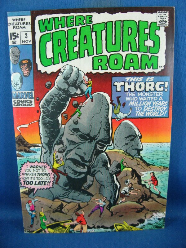 WHERE CREATURES ROAM 3 VF 1970