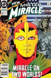 Mister Miracle (2nd Series) #23 (Newsstand) FN ; DC | Statue of Liberty