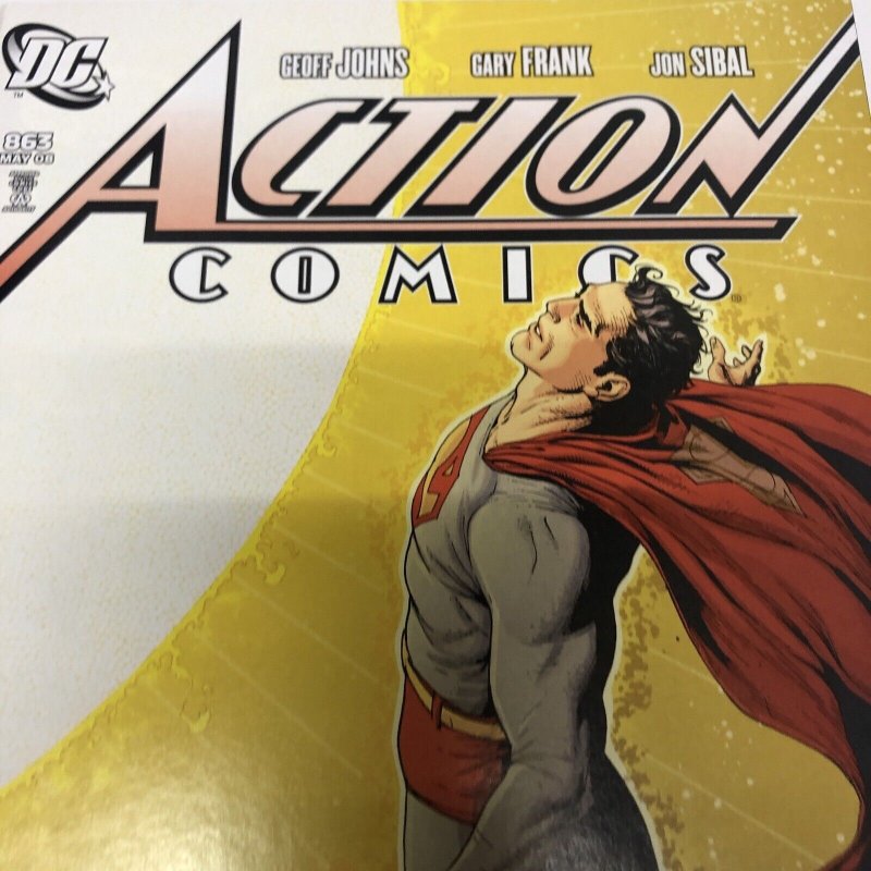 Action Comics (2008) # 863 (VF/NM) Variant Cover • Geoff Johns • 1:10