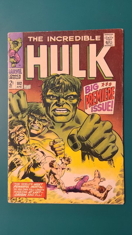 The Incredible Hulk #102 (1968) VG