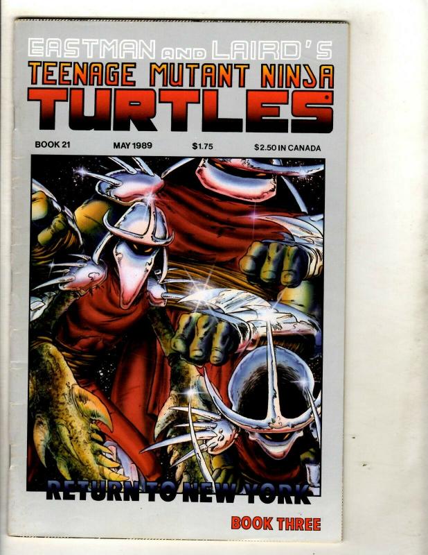 Lot Of 4 Teenage Mutant Ninja Turtles Mirage Studios Comic Books 17 19 20 21 EK8
