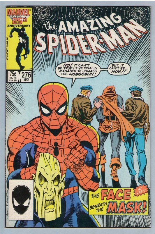 Amazing Spider-man 276 May 1986 FI+ (6.5)