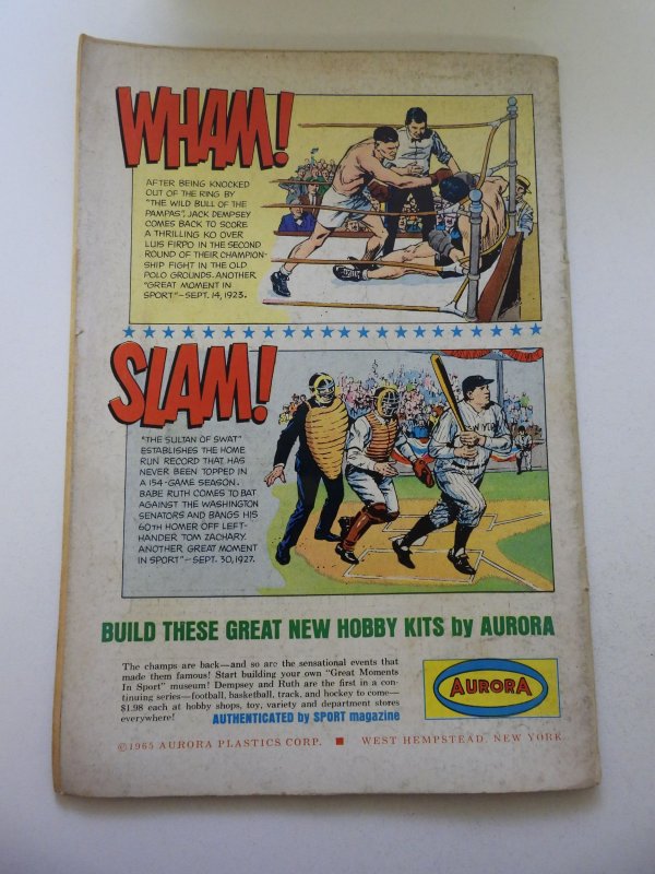 Mystery in Space #103 (1965) VG Cond 1/4 spine split cover detached at 1 staple