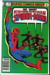 The Spectacular Spider-Man #59 Newsstand Edition (1981) Spider-Man