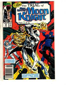 Lot Of 10 Moon Knight Marvel Comic Books # 11 12 13 14 15 16 17 18 19 20 CR41