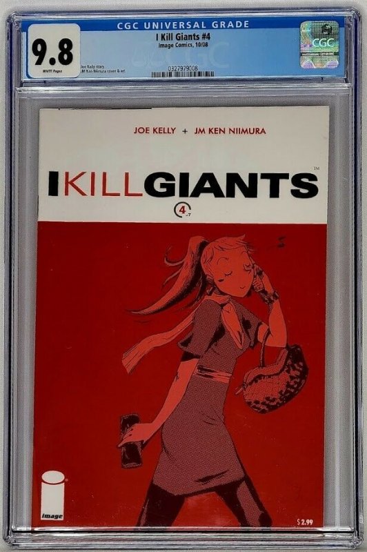 I Kill Giants #4 Image 2008 CGC 9.8 NM/MT White Pages 1st Print Top Census Grade