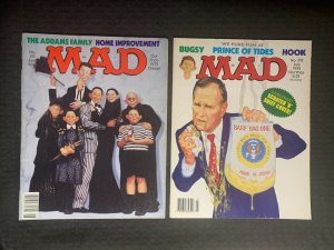 1992 MAD Magazine #311 & 312 VG/VG+ Alfred E Neuman LOT of 2