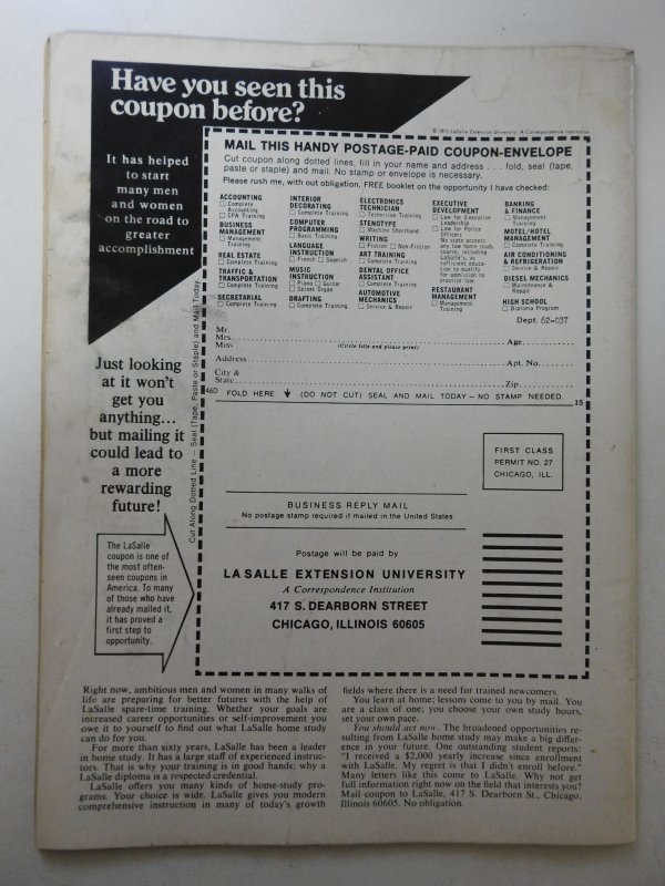 Dracula Lives #10 (1975) VG+ Condition