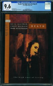 DEATH: THE HIGH COST OF LIVING #2, CGC 9.6 NM+