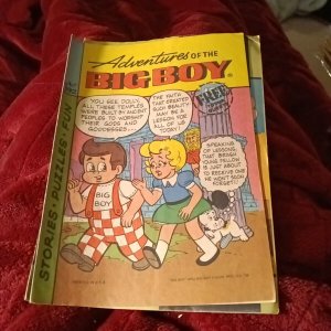 Adventures Of The Big Boy Comics 159 192 269 Bronze Age Lot Run Set Collection