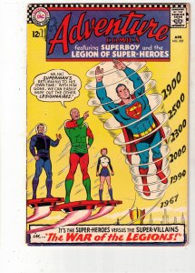 Adventure Comics #355 (1967) Legion Super Villains! Insect Queen VG/FN Mid-Grade