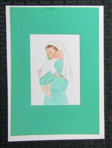 RELIGIOUS Mary Holding a Sleeping Baby Jesus 7x9.5 Greeting Card Art #R5561