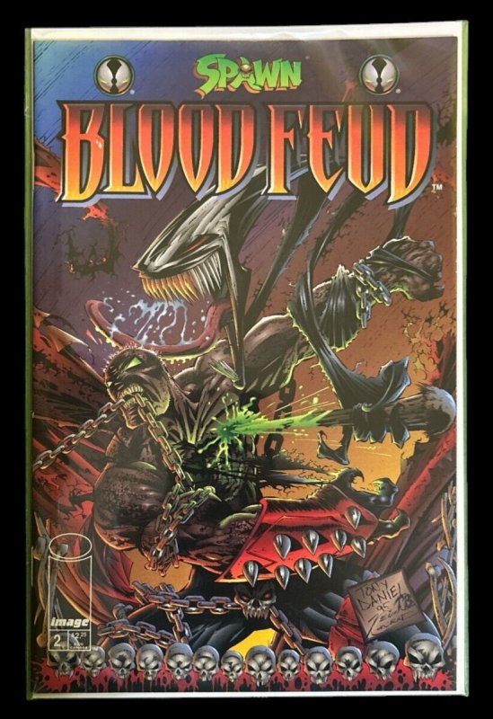 Spawn Bloodfeud #1-4 Run Lot Tony Daniel Image Comics 1995