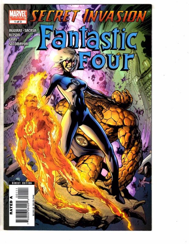 3 Secret Invasions COMPLETE Sets # 1 2 3 Thor Fantastic Four + X-Men 1 2 3 4 RC2