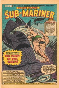TALES TO ASTONISH #70 (Aug1965)  Ist Starring of SUB-MARINER and INCREDIBLE HULK