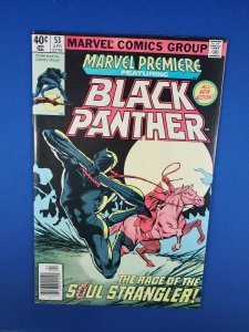 MARVEL PREMIERE 53 NM BLACK PANTHER 1980