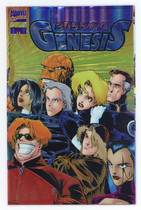 2099 A.D. Genesis #1 Warren Ellis Chromium Cover FN