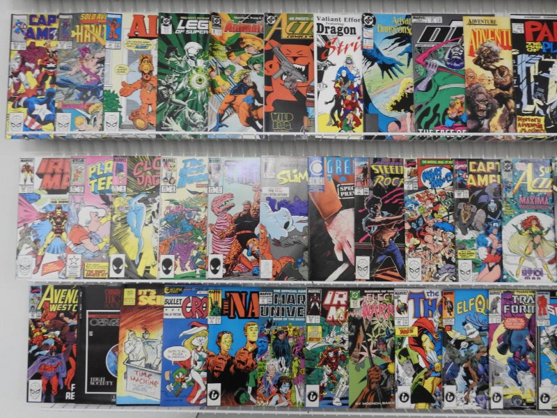 Huge Lot 170+ Comics W/ Cap, FF, Superman, Turtles, Star, Thor+ Avg Fine/VF Cond