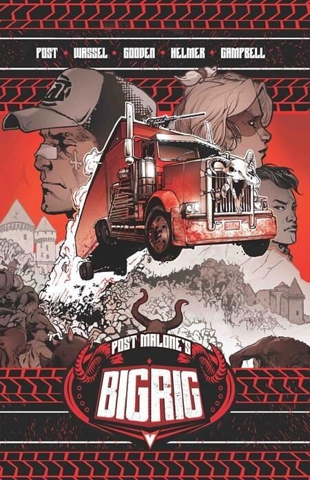 POST MALONES BIG RIG TP VOL 01 DIRECT MARKET EXCLUSIVE CVR Vault Comic