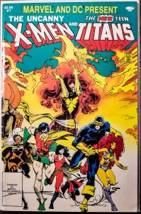 Marvel and DC Present X-Men & The New Teen Titans- SIGNED by Walt Simonson!
