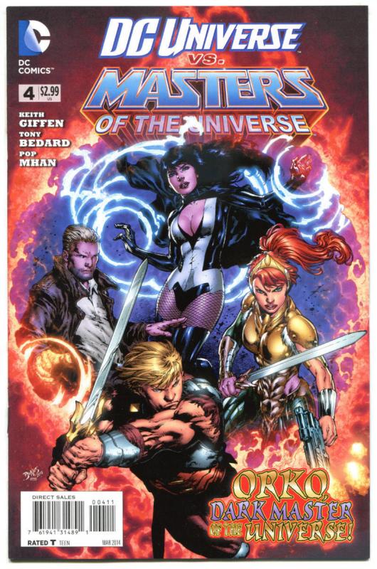 DC UNIVERSE vs MASTERS of the UNIVERSE #1 2 3 4, NM, He-man, Sword, 2013, 1-4 