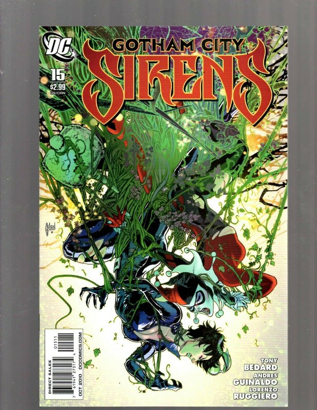 Gotham City Sirens # 15 NM 1st Print DC Comic Book Harley Quinn Poison Ivy SM19