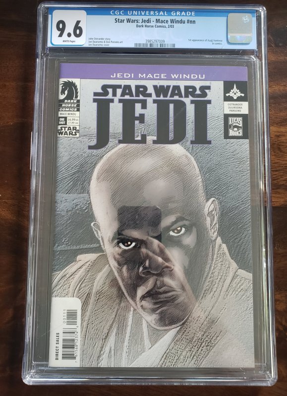 Star Wars Jedi Mace Windu CGC 9.6 1st app of Asajj Ventress (see description)