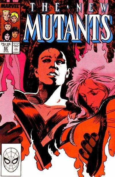 New Mutants (1983 series) #62, NM- (Stock photo)