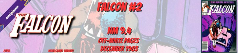 Falcon 2 NM 9.4 Newsstand Marvel 1983