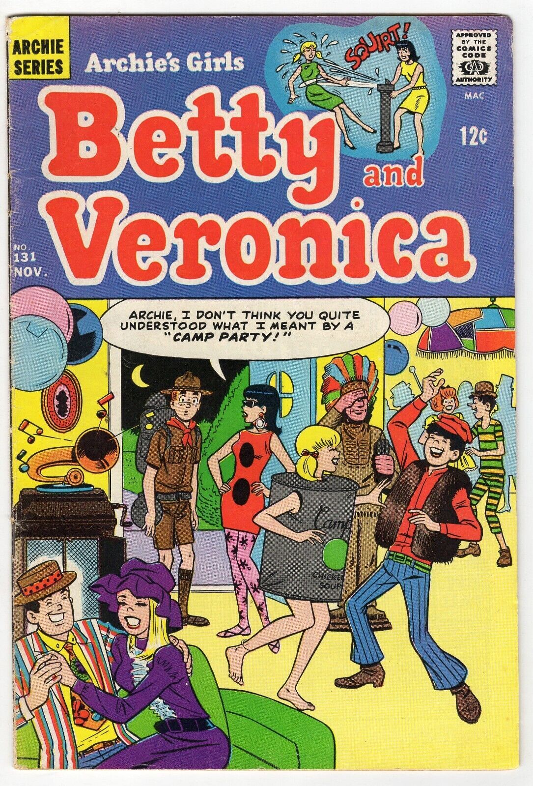 Archie's Girls Betty and Veronica #131 VINTAGE 1966 Archie Comics ...