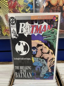 Batman # 497 Overlay Cover (DC 1993 High Grade VF / NM)