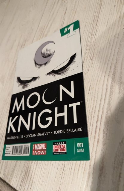 Moon Knight #1 (Marvel 2014) Rare 3rd print! Green banner third printing!