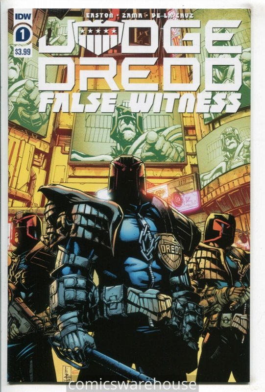 JUDGE DREDD FALSE WITNESS (2020 IDW) #1 CVR A ZAMA NM