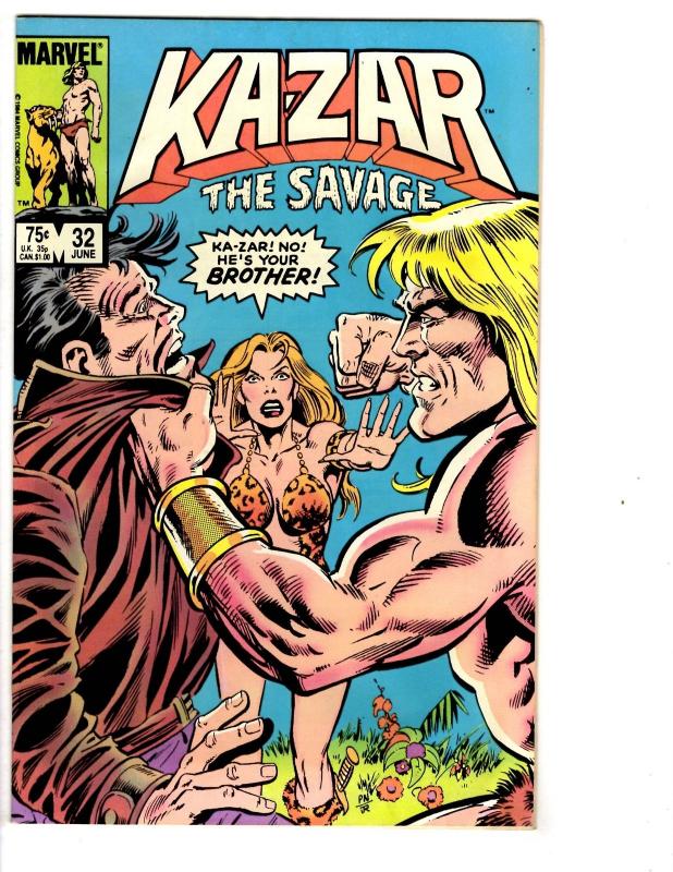 4 Marvel Comics Ka-Zar the Savage #32 Power Pack #26 Quasar #33 She-Hulk #22 JB3