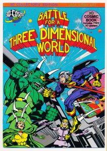 Battle for a 3-D World (1982 3D Cosmic) #1 NM Includes 3D glasses