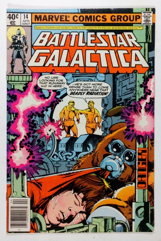 Battlestar Galactica #14 Newsstand Edition (1980)