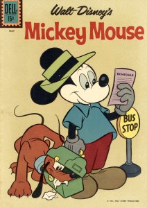 Mickey Mouse (Walt Disney's) #77 VG ; Dell | low grade comic May 1961 Pluto Bus 