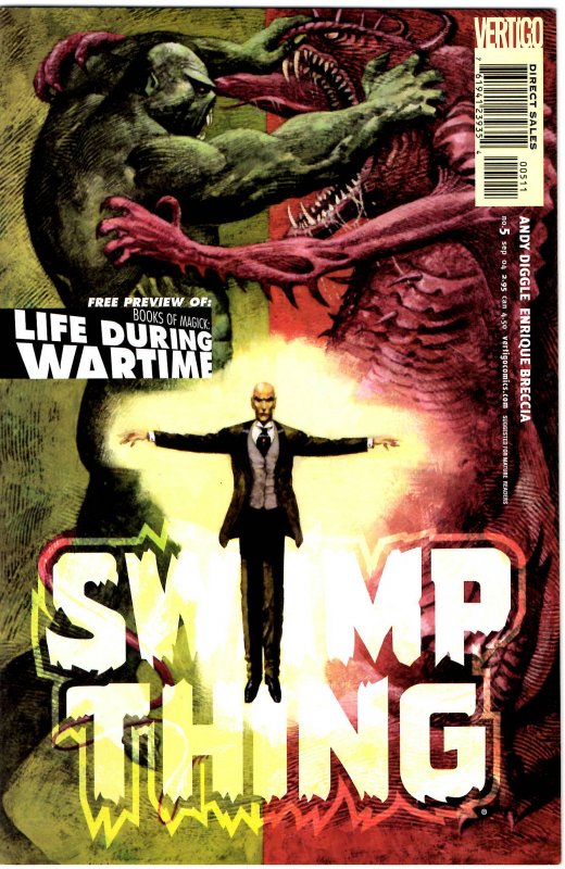 Swamp Thing #5 (2004 v4) Andy Diggle John Constantine NM