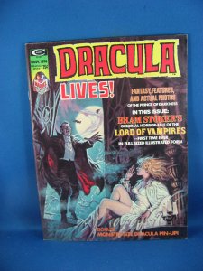 DRACULA LIVES VOL 2 #1  F  MARVEL 1974