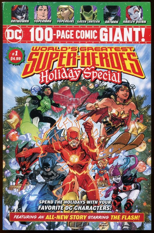 DC 100 Page Giant Comic Walmart Exclusive Super-heroes Holiday Special #1