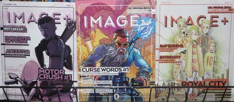 IMAGE + (IMAGE PLUS) #3-7,9,10,15 Walking Dead Here's Negan! Interviews, more!