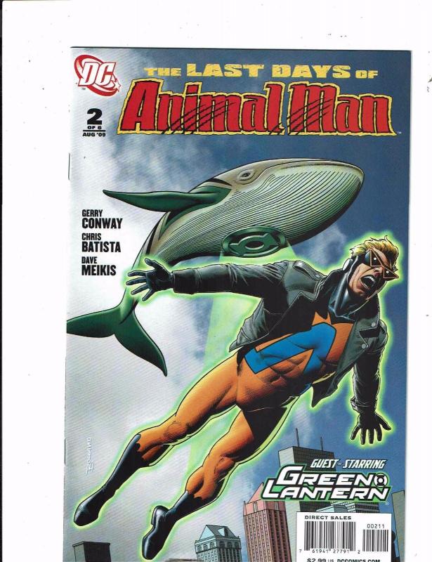 Lot of 2 Animal Man DC Comic Books #1 2 KS3