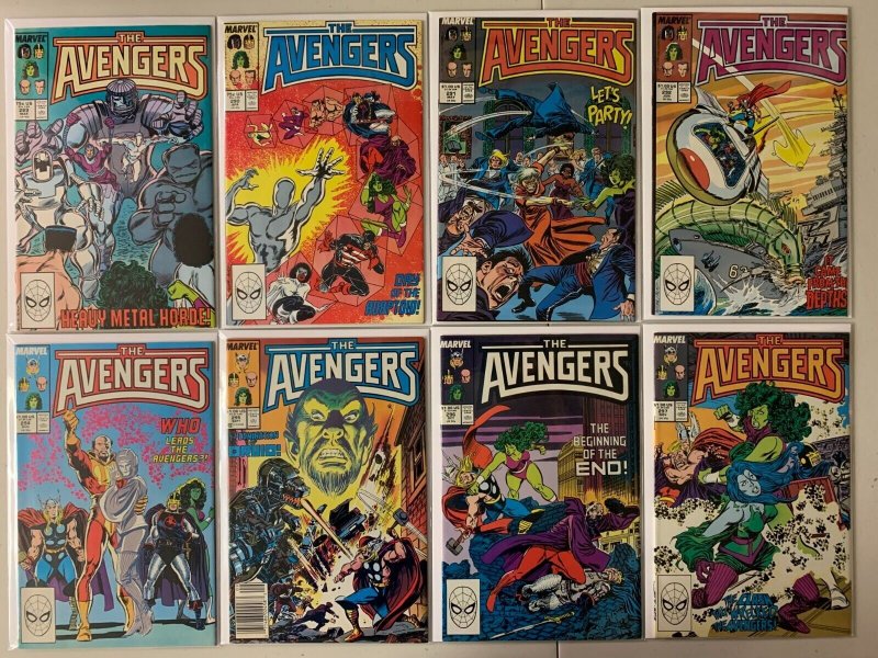 Avengers comics lot #158-299 + 4 annuals 45 diff avg 6.0 (1977-1988)