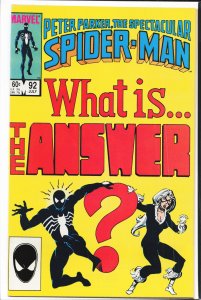 The Spectacular Spider-Man #92 (1984) Spider-Man