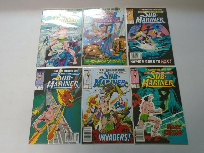 Saga of the Sub-Mariner set #1-12 8.0 VF (1988)