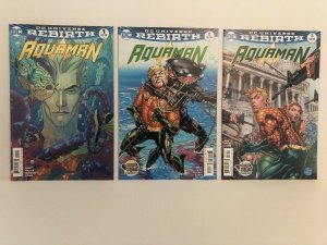 Aquaman #1 - 3  Lot Of 3