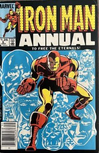 Iron Man, The Invincible #6 ANNUAL Marvel Comics Cnd. Newsstand 1983 (GD 2.0)