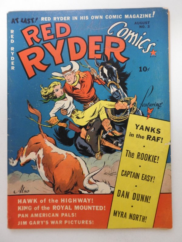 Red Ryder Comics #3 (1941) Solid VG Condition!