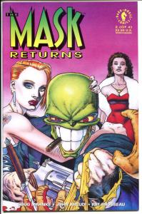 MASK RETURNS #1 2 3 4 , NM+, w/mask, Movie, Jim Carrey, Cameron Diaz, 1992